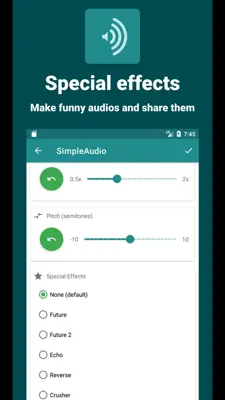 Simple Audio Editor android App screenshot 5