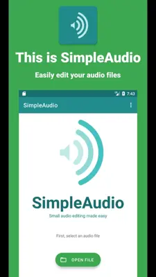 Simple Audio Editor android App screenshot 7